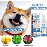 60ml Pet Tartar Remover Natural Plaques Off Tartar Remover Freshen Breath Foam For Dogs Cats Safe Effective Support Healthy Gums