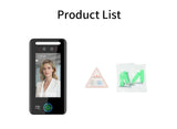 AI-Powered Biometric Fingerprint and Face Recognition 4.3in Turnstile Card Reader for Time Attendance and Access Control