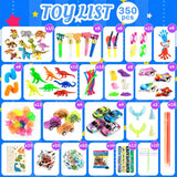350Pcs Kids Party Favor Set Fun Birthday Wedding Carnival Christmas Gifts Pack for Kindergarten Prizes Guest Toy Collection