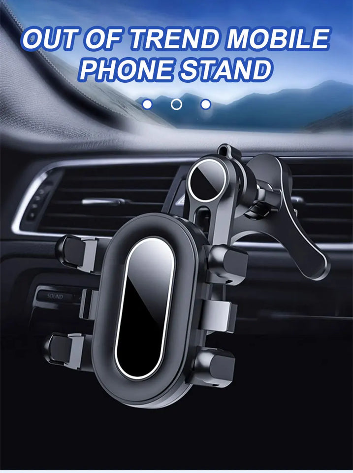 SEAMETAL Gravity Car Phone Holder Auto Air Vent Clip Cellphone Bracket Universal Car Air Vent Mobile Phone Stand For Navigation