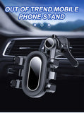 SEAMETAL Gravity Car Phone Holder Auto Air Vent Clip Cellphone Bracket Universal Car Air Vent Mobile Phone Stand For Navigation