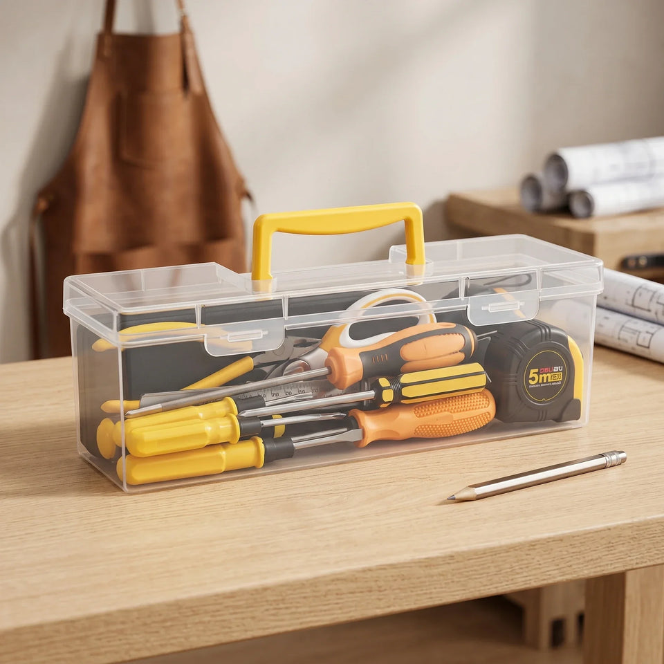 Tool Box Organizer, Hardware Organizer Box  - Durable Screw Organizer For Nuts, Bolts, Screws, Nails, and Small Hardware.
