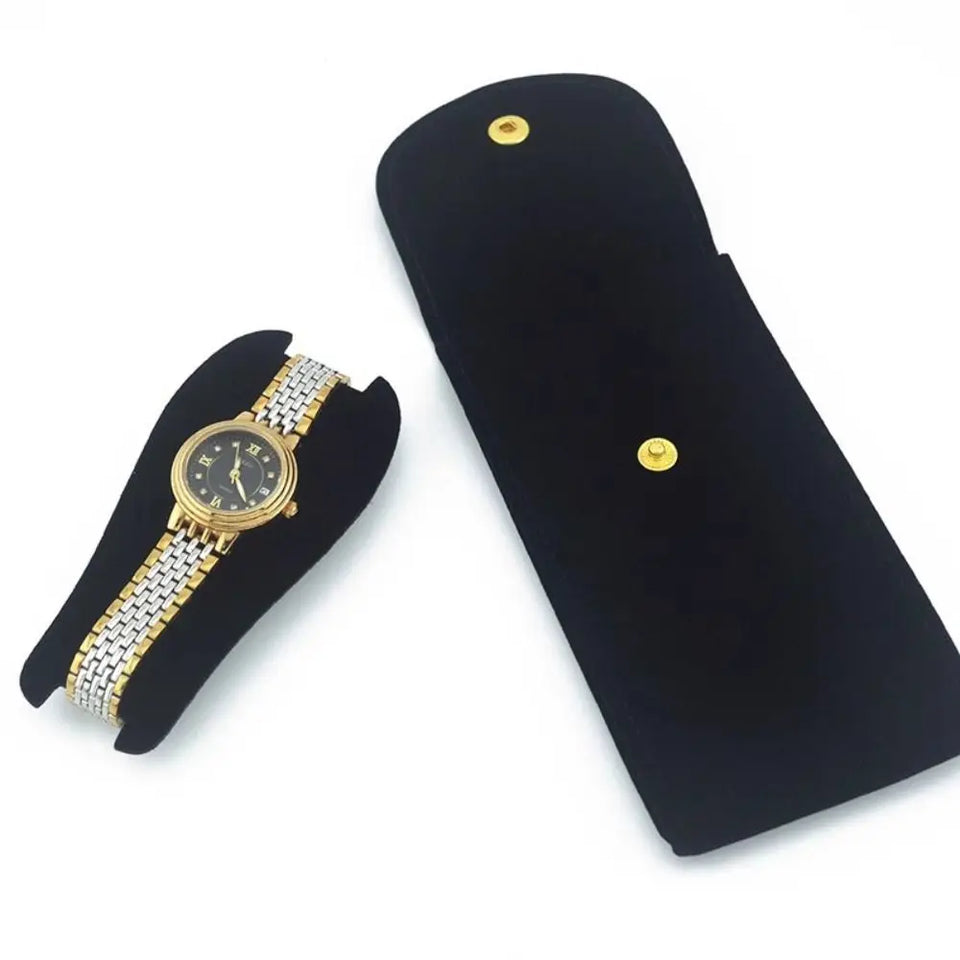 New Flannelette Watches Pouch Portable Watch Boxes Case Dust Protect Storage Bag Women Gift Packaging