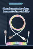 3M Type C Mechanical Keyboard Coiled Cable USB Keyboard Wire Mechanical Keyboard Aviator Desktop Computer Aviation Connector
