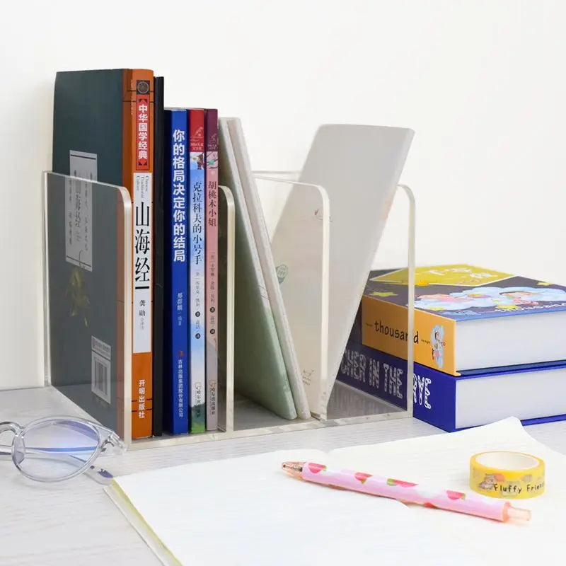 Acrylic File Organizer for Desk,File Holder for Home Office,Book Organizer for Letter,Document,Notebook,Binder,Purse,Mail