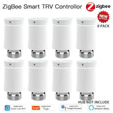 MOES ZigBee3.0 TRV New Radiator Actuator Valve Tuya Smart Programmable Thermostat Temperature Heater Alexa Voice Control