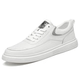 Genuine Leather Men Skateboard Shoes Youth Sneakers Designer Brand Vulcanize Footwear Fashion Male Casual Shoes New Trend Flats