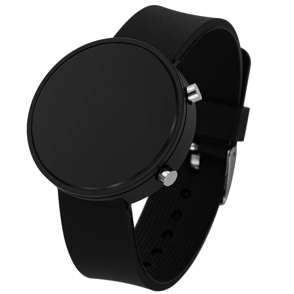 Fashion Women Digital Wrist Watches Simple Round Dial Led Watch for Woman Casual Sport Ladies Electronic Clock reloj digital