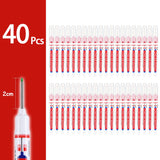 4-80Pcs 2cm Waterproof Long Head Markers Deep Hole Marker Pen for Metal Carpenter Red/Black/Blue/Green Ink Woodworking Tools