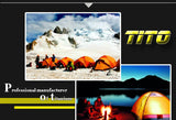 TiTo 3.0*165mm Ultralight Camping Accessories Titanium Alloy Tent Stake Pegs With Hook