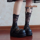 Hollow Rivet Belt Buckle Pumps Solid Black Shallow Wedges Heel Women Pumps Fashion Casual 2025 New Arrivals Spring/autumn Pumps