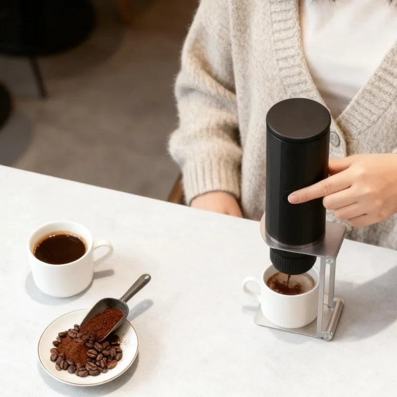 Foldable Drip Stand, Aluminum Alloy Holder for Portable Wireless Electric Espresso Coffee Machine Accessories