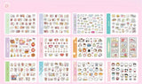 New 1Style 72Pcs/bag Good Mood Maker Cut Film Sticker Book Handbook Scrapbook Phone Case Photo Frame Calendar DIY