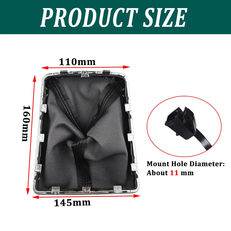 Top quality Gear Lever Shift Knob Boot Case Collar Parking Handbrake Cover For OPEL ASTRA III H 1.6 VAUXHALL 2004-2010