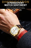 BINBOND New Fashion Mens Casual Sports Watches For Men Retro Big Dial Quartz Watches Classic Leather Business Men Watches B5663