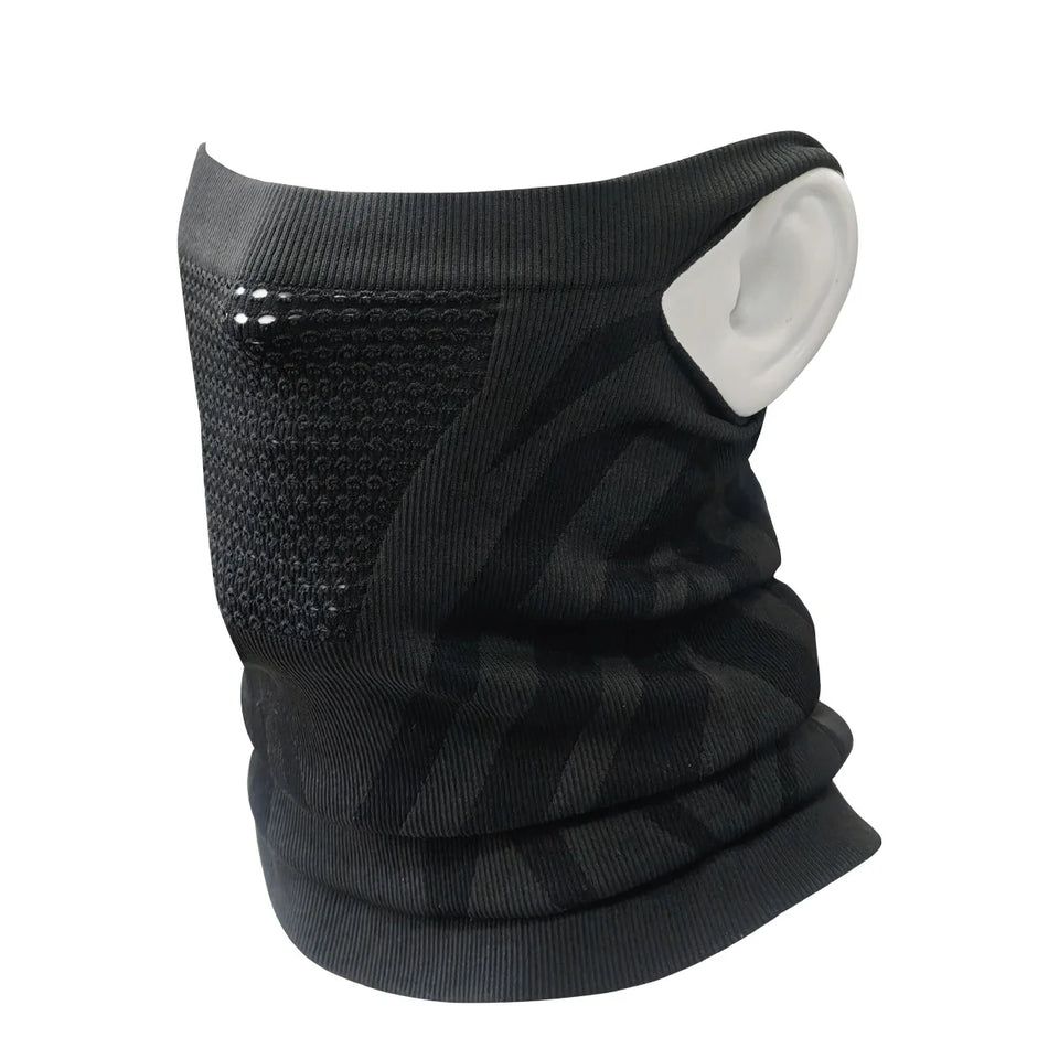 Winter Neck Warmer Gaiter Balaclava (Ear-Loops Anti-shedding) Windproof Face Mask for Ski, Snowboard