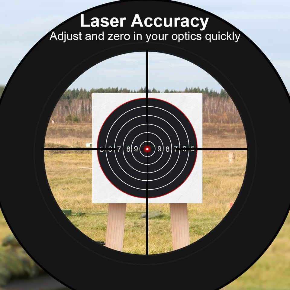 1356 Tactical Green Laser Sight Kit - Zero Scopes Without Ammo, Save Time & Money for Rifle/Pistol/Shotgun.