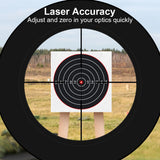 1356 Tactical Green Laser Sight Kit - Zero Scopes Without Ammo, Save Time & Money for Rifle/Pistol/Shotgun.