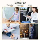 Eary Portable Laptop Stand for Desktop Height Angle Adjustable Holder for Notebook Floor Book Desk Gifts for Kids Girls Students