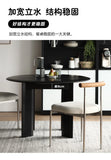 Restaurant Round Dining Table Modern Living Room Lounge Wood Nordic Dining Table Folding High Mesas De Comedor Home Furniture