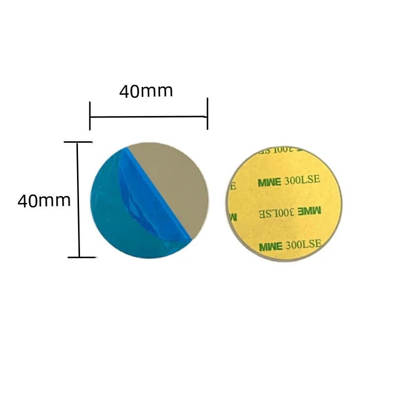 100pcs 10mm 15mm 20mm 25mm 30mm 35mm 40mm Metal Plate disk iron sheet for Magnet Mobile Phone Holder Car Phone Stand holders