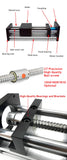 Linear Rail Kit Sliding Table Ball Screw Module Slide Stage 50-300mm Stroke Nema23 Stepper Motor 1.2Nm Power Supply Driver CNC