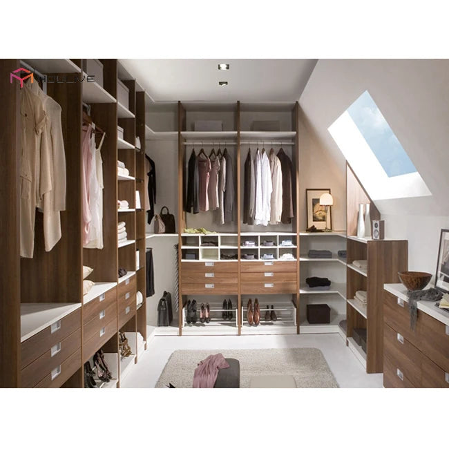 House Bedroom Walk-in Clothes Closet Furniture From China