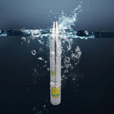 24V DC Submersible Well Pump for Solar System Stainless Steel 65m Deep Water Pump Pure Copper Motor 370W 2m³/h Flow for Farm