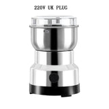 Electric Coffee Bean Grinding Grinder Multipurpose Kitchen Cereal Nuts Beans Spices Grains Grinding Tool for Home Office Outdoor