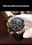 CHENXI Top Brand Luxury Watches for Mens Creative Fashion Luminous Dial with Chronograph Clock Male Casual Wristwatches
