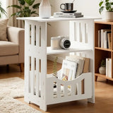 Small Bedside Table Sofa Side Table Living Room Cabinet Side End Coffee Tea Table Nightstand Storage Shelf Bedroom Furniture