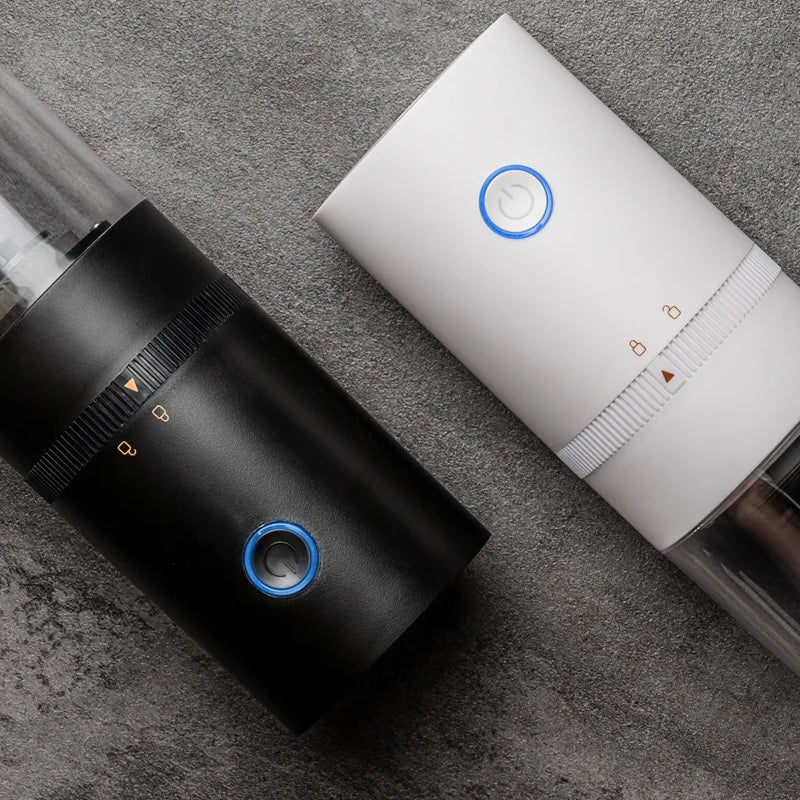 Portable Electric Coffee Grinder with USB Charging Adjustable Ceramic Grinding Core Long Endurance for Outdoor Travel