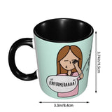 Pink Doctor Nurse Coffee Mugs DIY Customized Enfermera En Apuros Ceramic Milk Tea Mug Cup