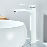 Brass Core Modern Bathroom Sink Faucet Single Handle Deck Mounted Wash Basin Water Tap Hot And Cold Water Mixer