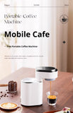 Compact Semi-Automatic Coffee Machine - Perfect for Espresso and American Coffee at Home