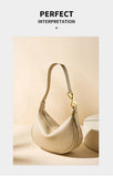 100% genuine leather women's bag designer creates luxury shoulder bag, fashionable new crossbody bag, commuting handbag