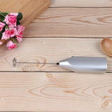 1PC Handhold Milk Frother Battery Operated Foam Maker Electric Egg Beater Whisk Stainless Steel