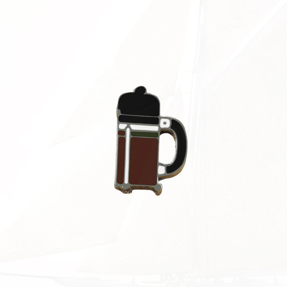 for Barista Vintage Rose Tea Latte Americano Pines Coffee Machine Mini Coffee Bean Badge Jewelry Coffee Collection Enamel Pins