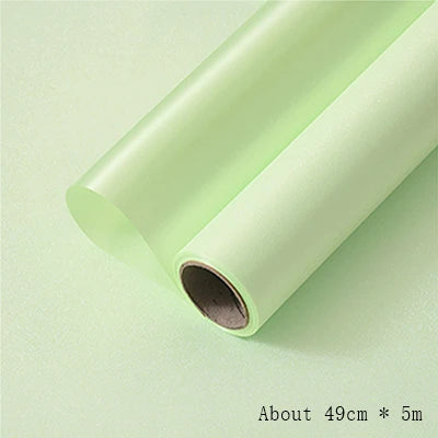 Korean Packaging Film for Flowers, Premium Waterproof Floral Wrapping Paper, Flower Shop Flower Packaging Materials