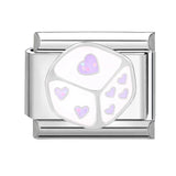 Cute Cats Flowers Planet Coffee Milk Cake Mountain Italian Charm Links Fit 9mm Stainless Steel Bracelet DIY Jewelry Making Gifts