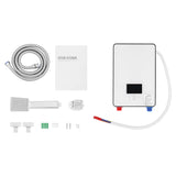4500W 110V Water Heater, Touch Screen Electric Water Heater, Instantaneous Water Heater  On Demand Bath Shower