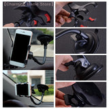 360° Rotating Car Phone Holder Universal Windshield Dashboard Mount Phone Stand GPS Phone Suction Cup Bracket Auto Accessories