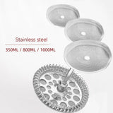 3pcs Reusable French Press Filters Mesh Filter Replacement For 350 800 1000ML For Espresso Machine Coffee Pot Filter Mesh