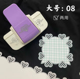 Effort-saving Embossing Device Hollow Lace Edge Pressing Device Punching Device Diy Kindergarten Handmade Greeting Card
