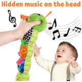 Baby Toys Musical Caterpillar Infant Stuffed Animal Toy with Crinkle Rattles Soft Sensory Toys Newborn Boys Girls 0 3 6 12 Month