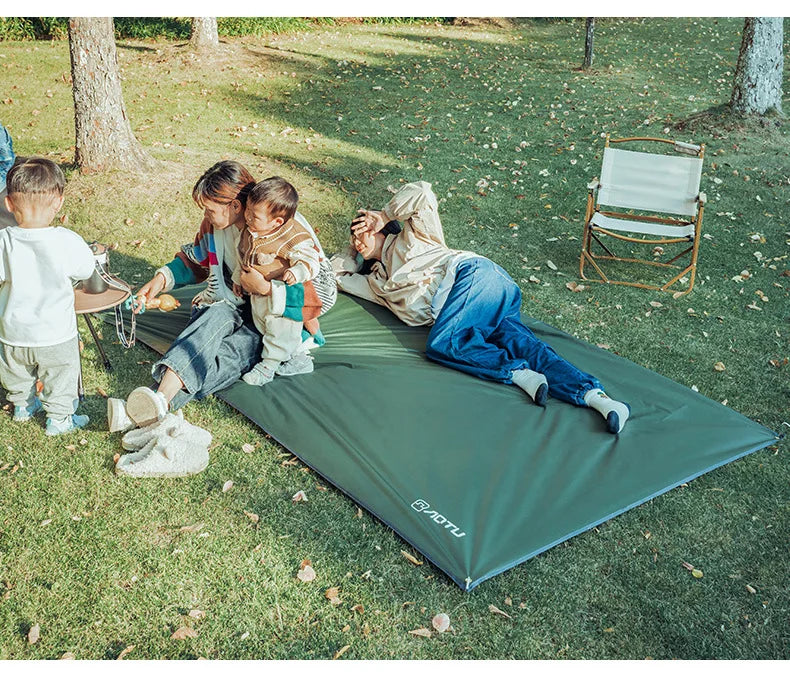 Camping Ground Sheet Picnic Mat Tent Footprint Tarp Awning Shade Beach Pad Outdoor Travel Tent Tarp Sun Canopy with Tent Pegs