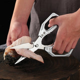 Stainless Steel Kitchen Shears for Meat Fish and Poultry Commercial Kitchen Equipment Lightweight yet Durable Construction