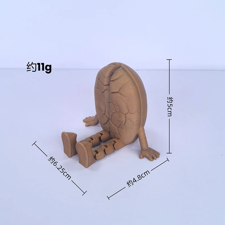 3D printing coffee bean creative ornament, movable and interesting desktop ornament, desk coffee companion decoration