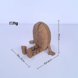 3D printing coffee bean creative ornament, movable and interesting desktop ornament, desk coffee companion decoration