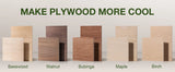 Robotime 6 Pack Bubinga Plywood 1/4 12x12x1/4inch 6mm Plywood Sheets Thin Unfinished Wood for Laser Cutting and Engraving
